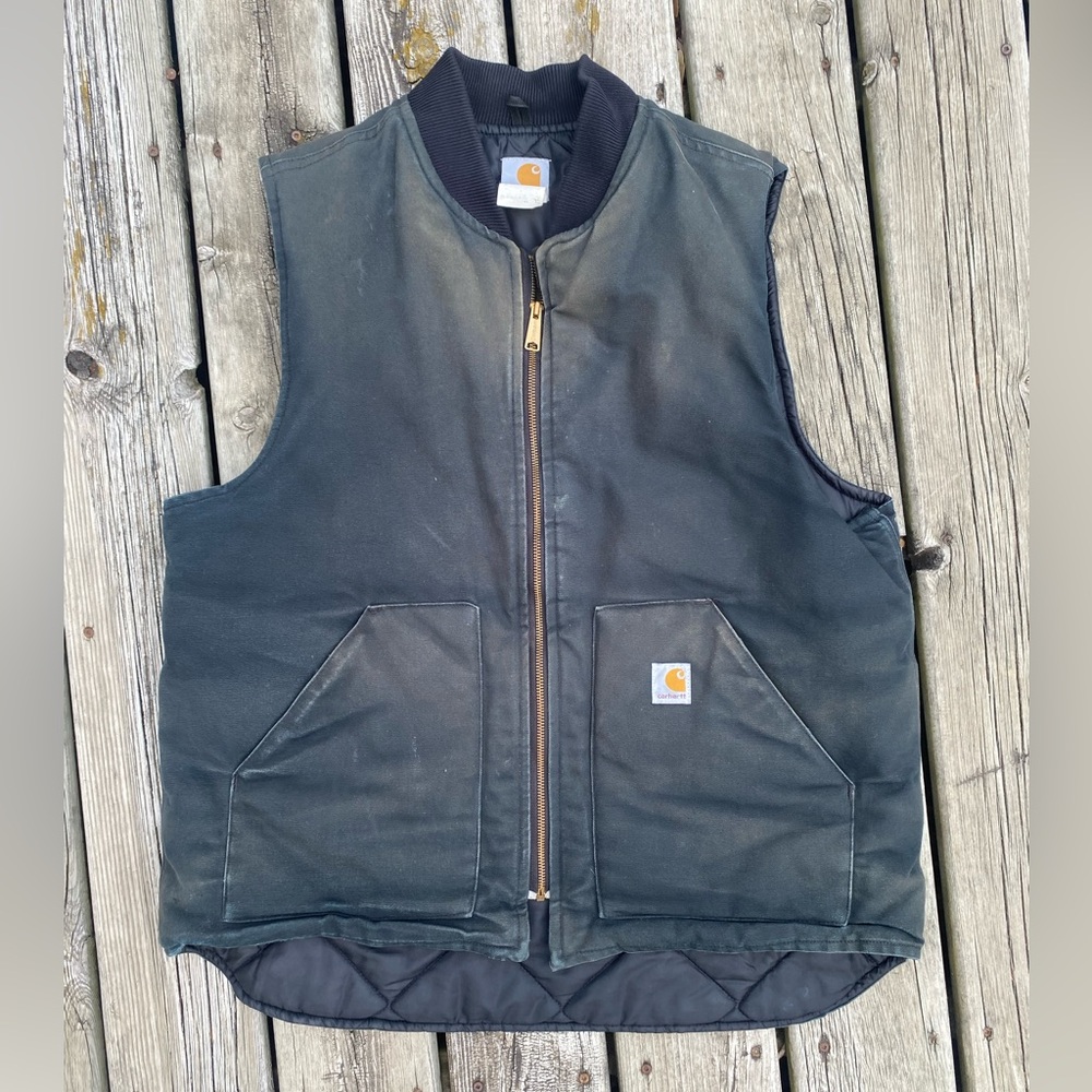 Carhartt Dark Gray Work Vest XL